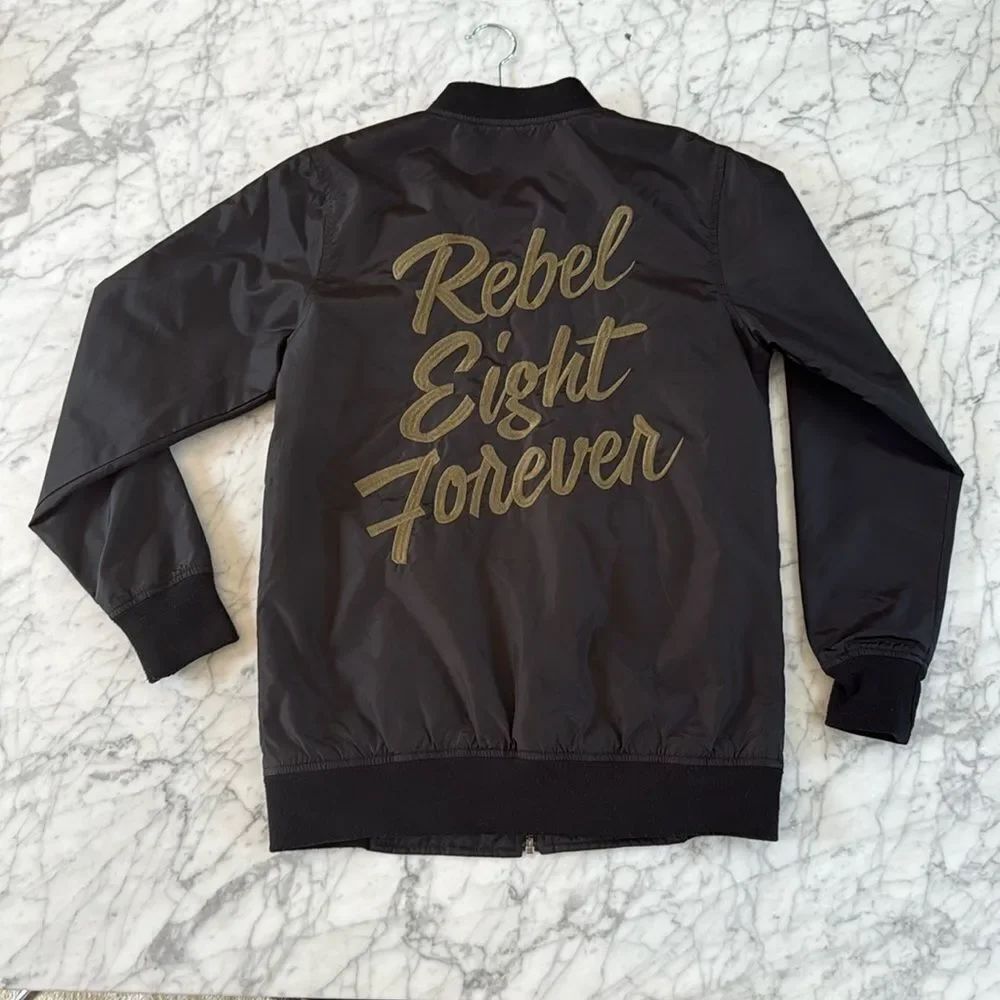 REBEL 8 FOREVER BOMBER JACKET BLACK Men’s XS